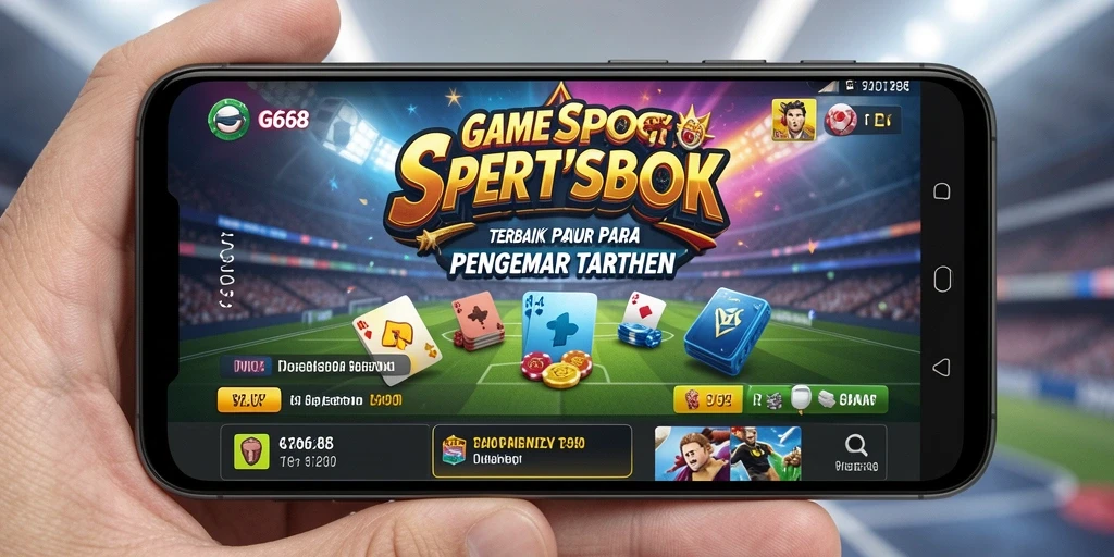 Tampilan screenshot G668 menampilkan aksi seru taruhan olahraga.