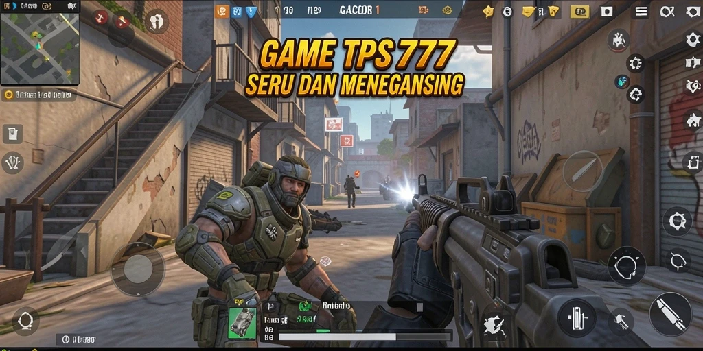 Tampilan grafik GACOR777 yang menakjubkan dalam gameplay TPS.