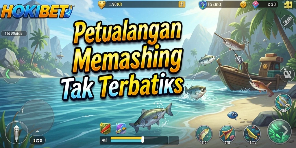 Gameplay HOKIBET yang menarik dengan variasi ikan yang banyak.