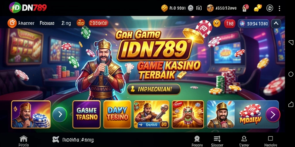 Tampilan gameplay IDN789 yang menarik dan penuh warna.