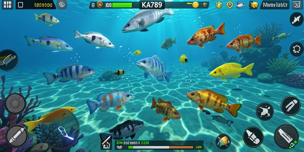 Tampilan utama KA789 menampilkan gameplay seru Tembak Ikan.