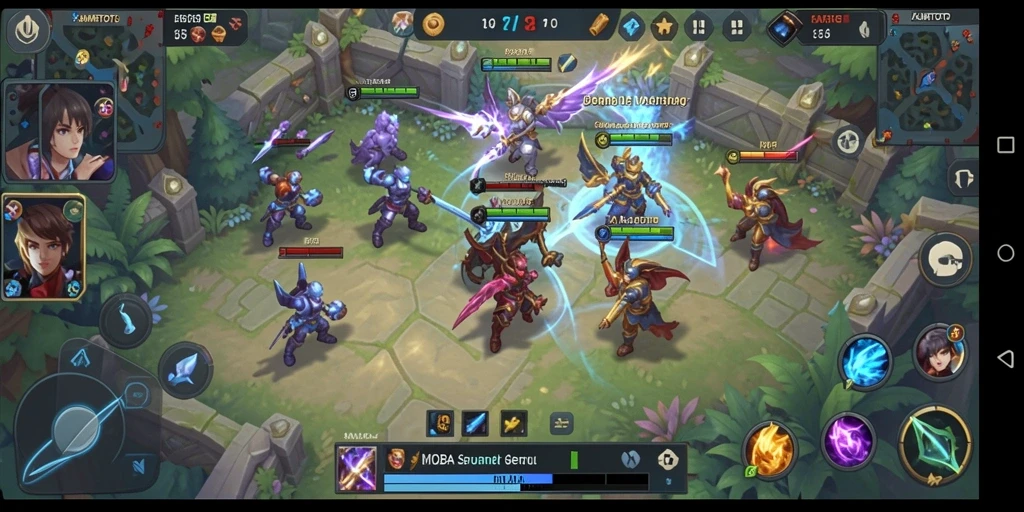 Tangkapan layar gameplay <strong>KAMARTOTO</strong> menampilkan aksi pertarungan yang seru dan dinamis.