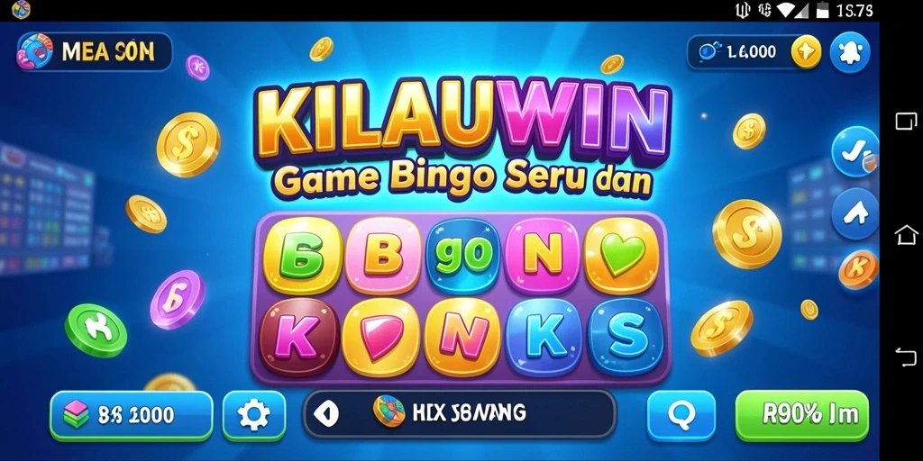 Screenshot gameplay Bingo KILAUWIN yang menarik dan penuh tantangan.
