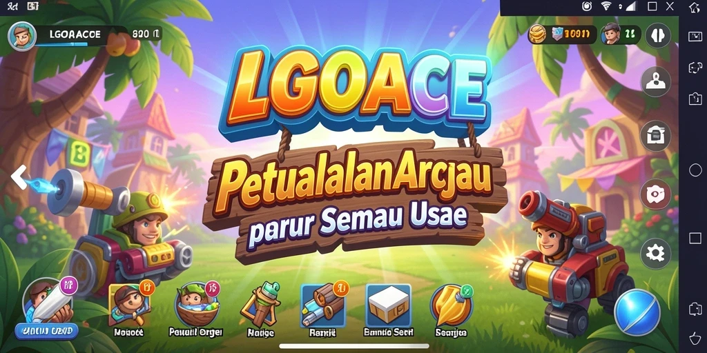 Gameplay seru dan menantang di LGOACE, penuh warna dan keseruan.