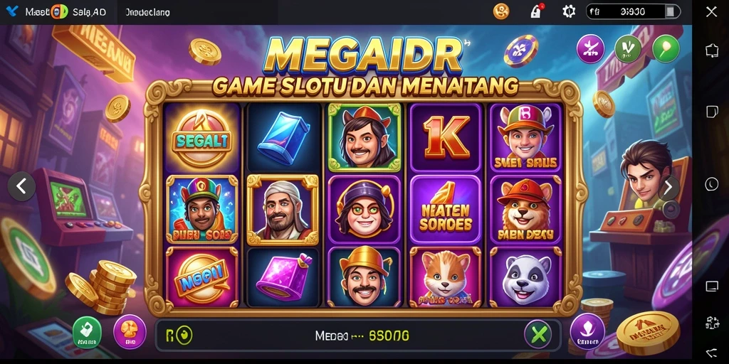 Screenshot gameplay MEGAIDR yang menampilkan keseruan slot.
