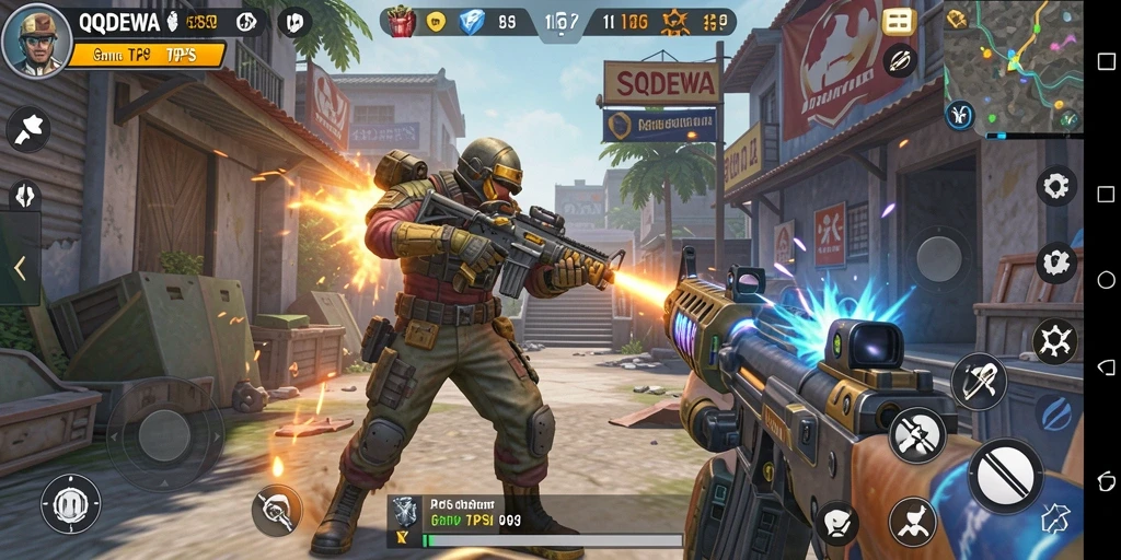 Tangkapan layar gameplay <strong>QQDEWA</strong> menampilkan pertempuran seru dan strategis.
