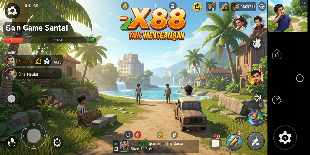 Screenshot gameplay X88 menunjukkan keseruan permainan Casual yang menarik.